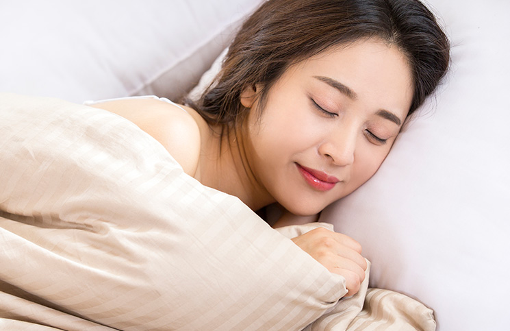 편안하게 잠든 환자